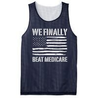 Funny We Finally Beat Medicare Mesh Reversible Basketball Jersey Tank