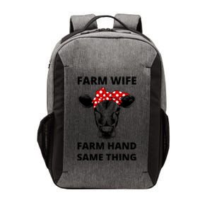 Farm Wife Farm Hand Same Thing Vector Backpack