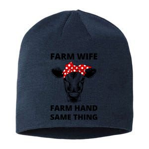 Farm Wife Farm Hand Same Thing Sustainable Beanie