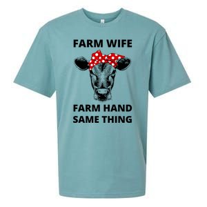 Farm Wife Farm Hand Same Thing Sueded Cloud Jersey T-Shirt