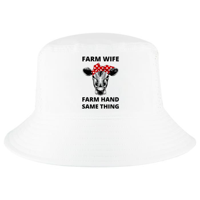 Farm Wife Farm Hand Same Thing Cool Comfort Performance Bucket Hat