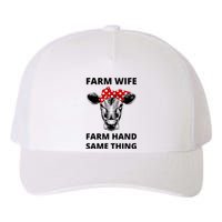 Farm Wife Farm Hand Same Thing Yupoong Adult 5-Panel Trucker Hat