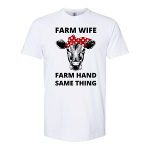 Farm Wife Farm Hand Same Thing Softstyle CVC T-Shirt