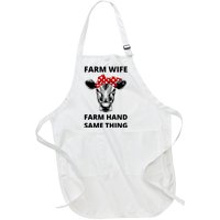 Farm Wife Farm Hand Same Thing Full-Length Apron With Pockets