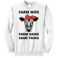 Farm Wife Farm Hand Same Thing Sweatshirt