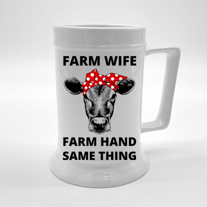 Farm Wife Farm Hand Same Thing Beer Stein