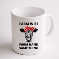 Farm Wife Farm Hand Same Thing Coffee Mug