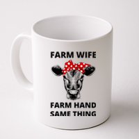 Farm Wife Farm Hand Same Thing Coffee Mug