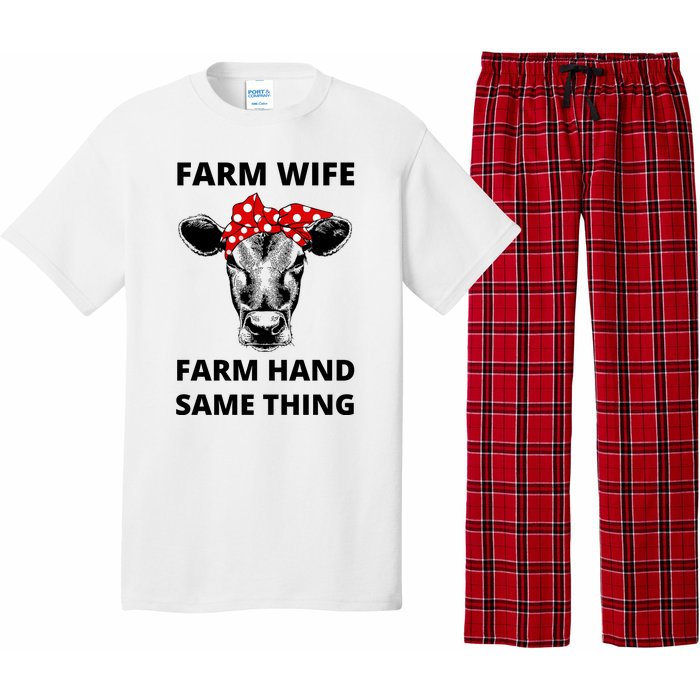 Farm Wife Farm Hand Same Thing Pajama Set