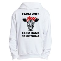 Farm Wife Farm Hand Same Thing Urban Pullover Hoodie