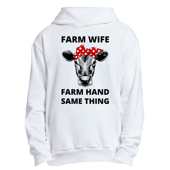 Farm Wife Farm Hand Same Thing Urban Pullover Hoodie