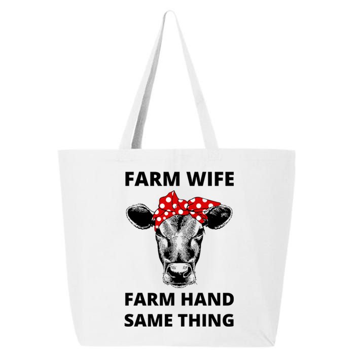 Farm Wife Farm Hand Same Thing 25L Jumbo Tote