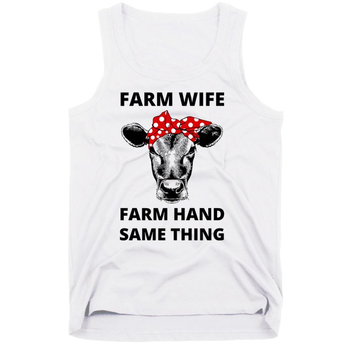 Farm Wife Farm Hand Same Thing Tank Top