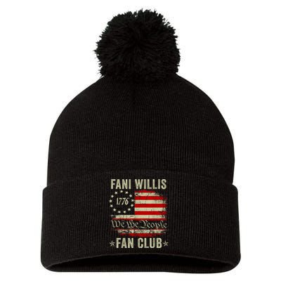 Fani Willis Fan Club We The People Pom Pom 12in Knit Beanie