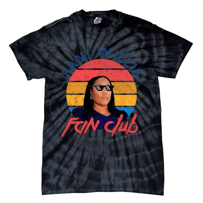 Fani Willis Fan Club Patriotic Political Tie-Dye T-Shirt