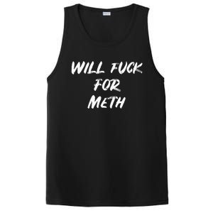 Funny Will Fuck For Meth Drug PosiCharge Competitor Tank