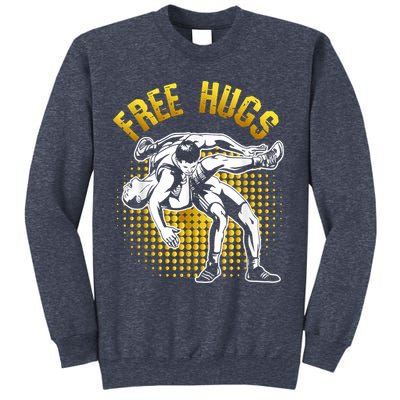 Funny Wrestling Free Hugs Sweatshirt