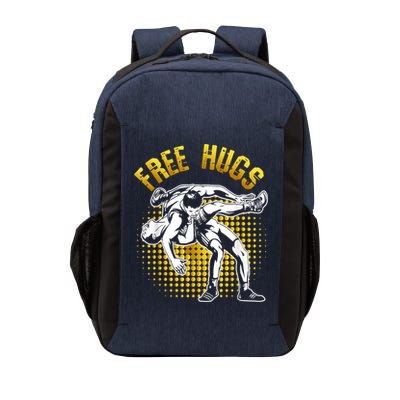 Funny Wrestling Free Hugs Vector Backpack
