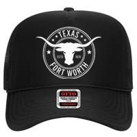 Fort Worth High Crown Mesh Back Trucker Hat