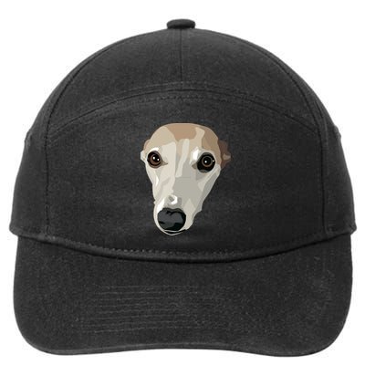 Fawn Whippet 7-Panel Snapback Hat