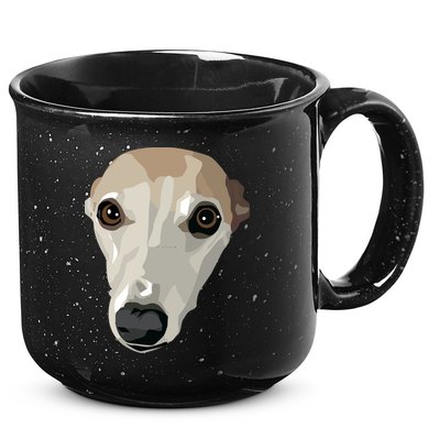 Fawn Whippet 15oz Campfire Ceramic Mug