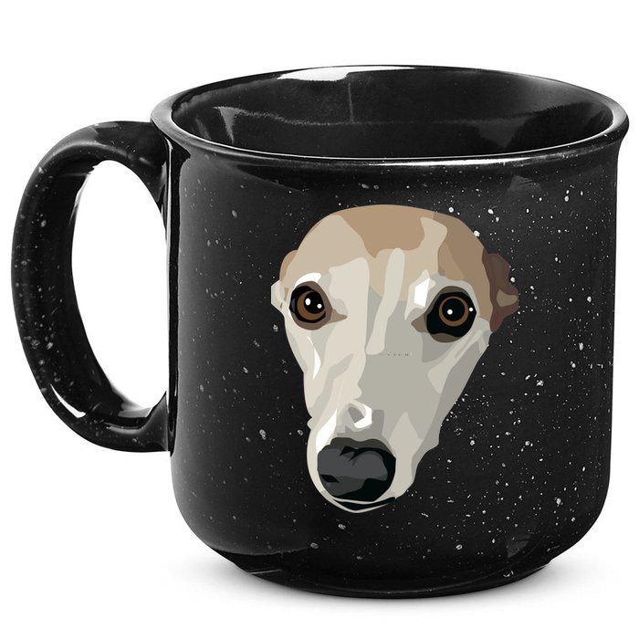 Fawn Whippet 15oz Campfire Ceramic Mug