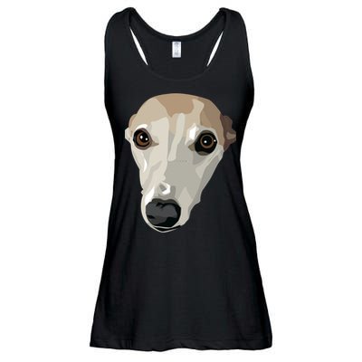 Fawn Whippet Ladies Essential Flowy Tank