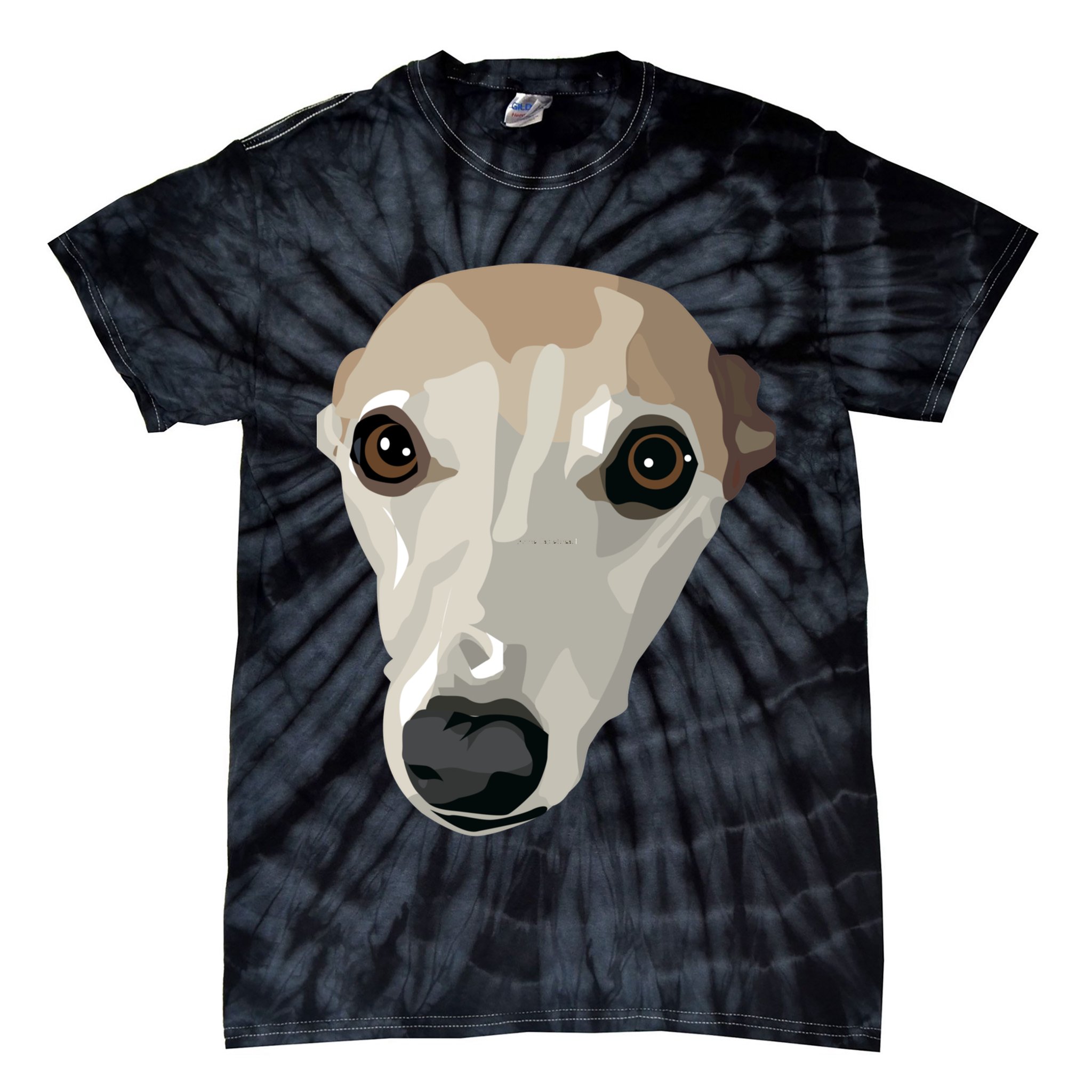 Fawn Whippet Tie-Dye T-Shirt