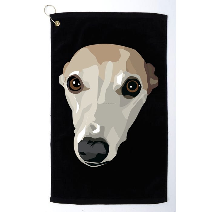 Fawn Whippet Golf Towel