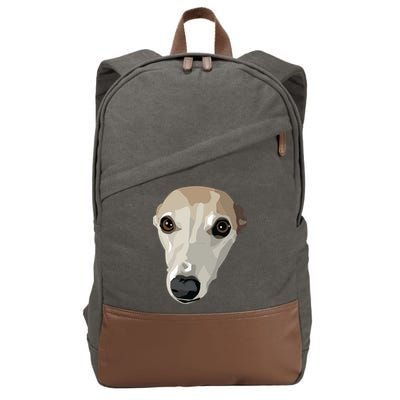 Fawn Whippet Cotton Canvas Backpack