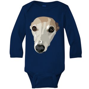 Fawn Whippet Baby Long Sleeve Bodysuit