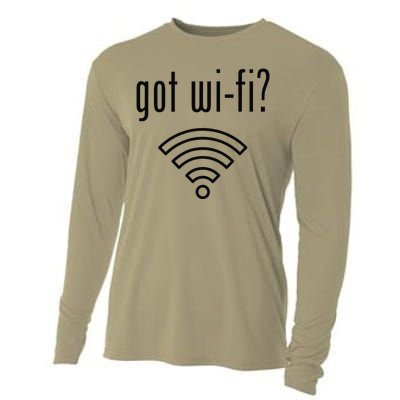 Funny Wifi For Internet Wifi Fan Got Wifi Cooling Performance Long Sleeve Crew