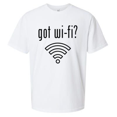 Funny Wifi For Internet Wifi Fan Got Wifi Sueded Cloud Jersey T-Shirt