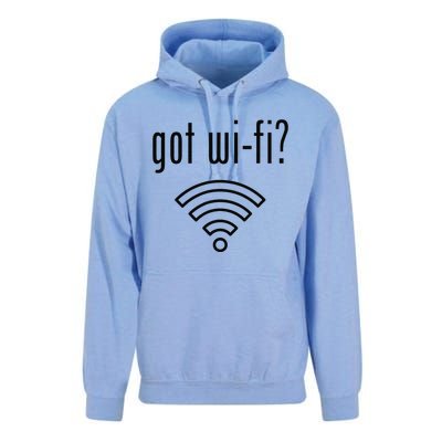 Funny Wifi For Internet Wifi Fan Got Wifi Unisex Surf Hoodie