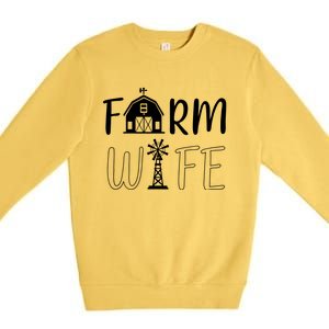 Farm Wife Premium Crewneck Sweatshirt