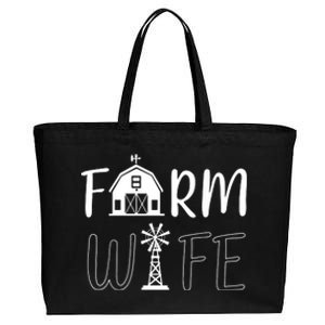 Farm Wife Cotton Canvas Jumbo Tote