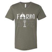 Farm Wife V-Neck T-Shirt