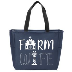 Farm Wife Zip Tote Bag