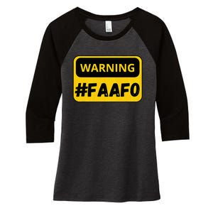 Fair Warning Faafo Women's Tri-Blend 3/4-Sleeve Raglan Shirt