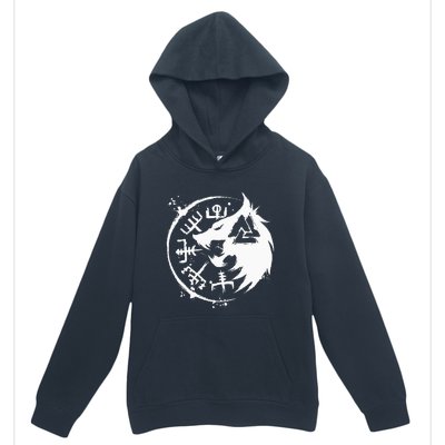 Fenrir Wolf Fenris Wolf Viking Vegvisir Valknut Urban Pullover Hoodie