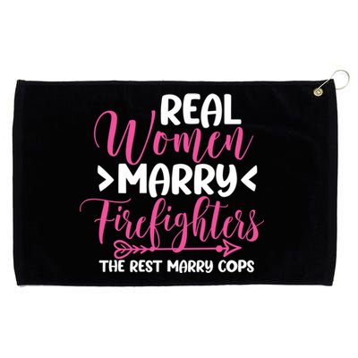 Firefighter Wife Fiancee Fire Wedding Gift Grommeted Golf Towel