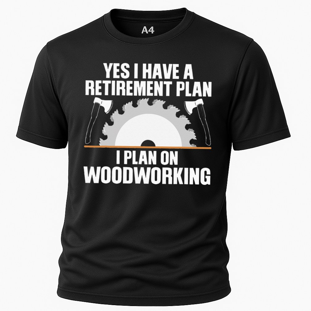 Funny Woodworking For Wo Retirement Carpenter Retired Performance Shirt