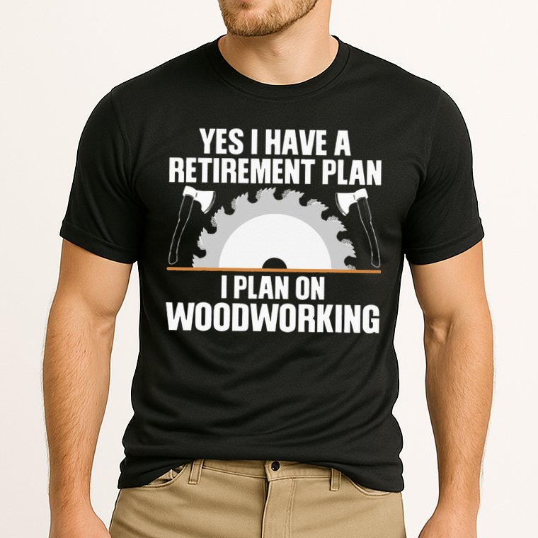 Funny Woodworking For Wo Retirement Carpenter Retired Performance Shirt