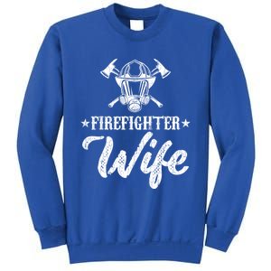 Firefighter Wife Funny Fire Fire Truck Graphic Cool Gift Sweatshirt