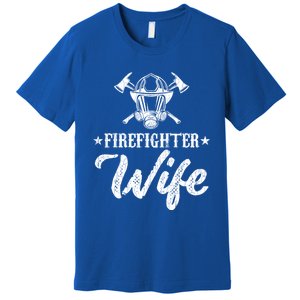 Firefighter Wife Funny Fire Fire Truck Graphic Cool Gift Premium T-Shirt