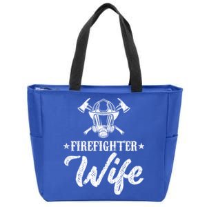 Firefighter Wife Funny Fire Fire Truck Graphic Cool Gift Zip Tote Bag