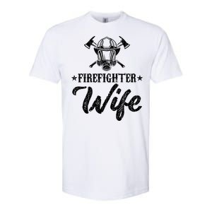 Firefighter Wife Funny Fire Fire Truck Graphic Cool Gift Softstyle CVC T-Shirt