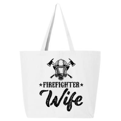 Firefighter Wife Funny Fire Fire Truck Graphic Cool Gift 25L Jumbo Tote