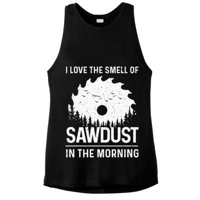 Funny Woodworking For Wo Woodworker Carpenter Carving Ladies PosiCharge Tri-Blend Wicking Tank