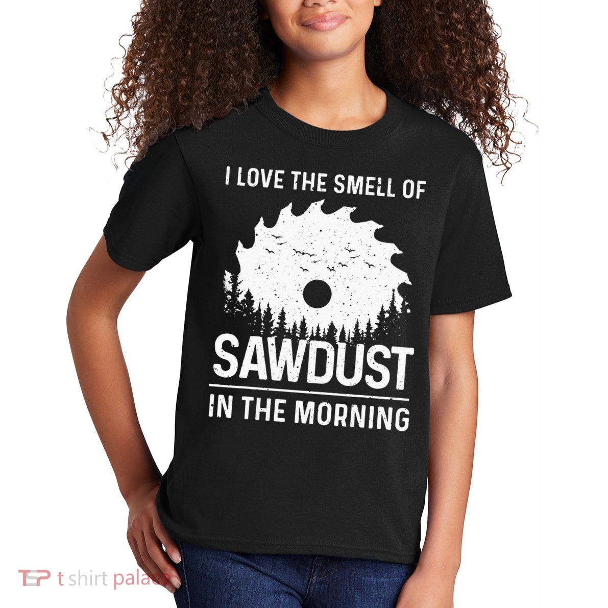 Funny Woodworking For Wo Woodworker Carpenter Carving Kids T-Shirt